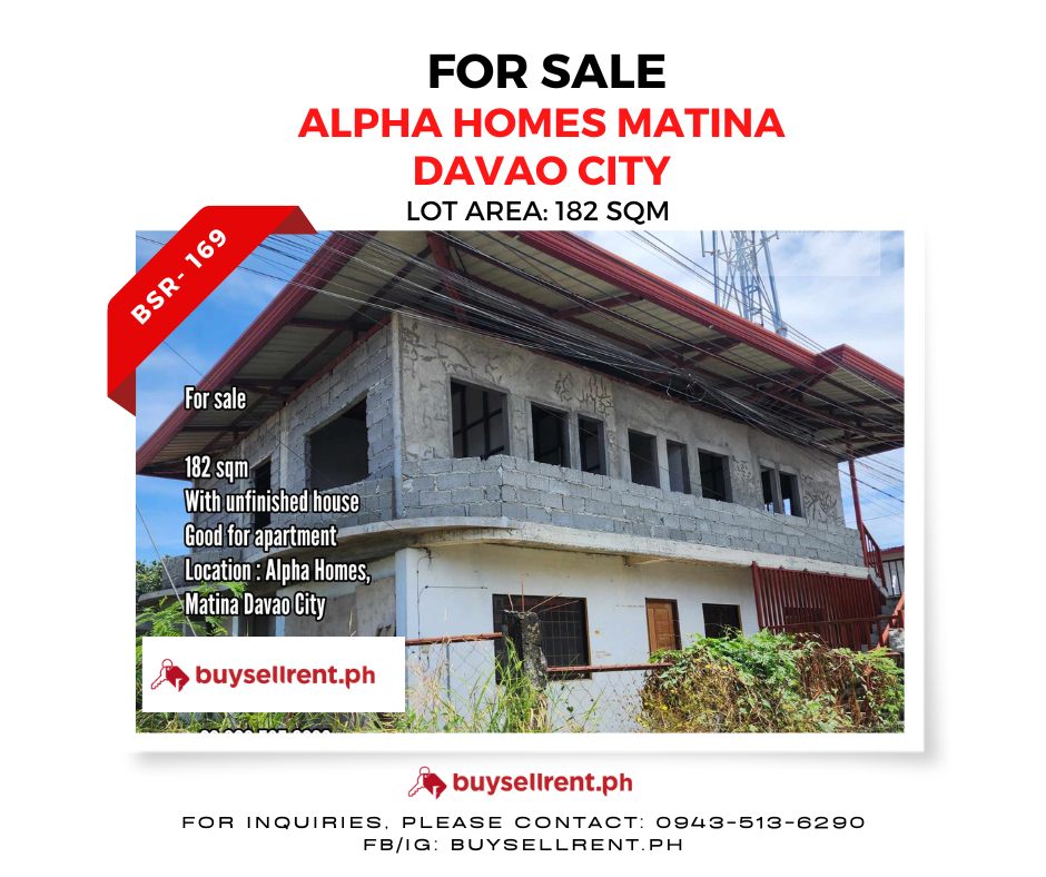 ALPHA HOMES, Davao Del Sur, ,House and Lot,For Sale,ALPHA HOMES,1375